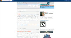 Desktop Screenshot of idratherbknitting.blogspot.com