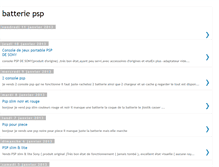 Tablet Screenshot of batteriepsp-44.blogspot.com