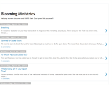 Tablet Screenshot of bloomingwithpurpose.blogspot.com