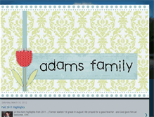 Tablet Screenshot of adamsfamilytx.blogspot.com