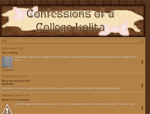 Tablet Screenshot of confessionsofacollegelolita.blogspot.com
