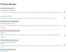 Tablet Screenshot of fitnessreview.blogspot.com