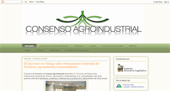 Desktop Screenshot of consensoagroindustrial.blogspot.com