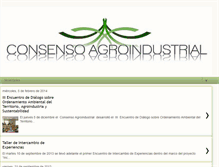 Tablet Screenshot of consensoagroindustrial.blogspot.com