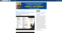 Desktop Screenshot of coloquiotomasescajadillo.blogspot.com