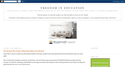 Desktop Screenshot of freedomineducationunderthreat.blogspot.com