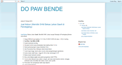 Desktop Screenshot of d0pawbende.blogspot.com