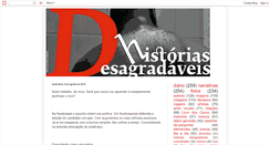 Desktop Screenshot of historiasdesagradaveis.blogspot.com