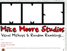 Tablet Screenshot of mikemoorestudios.blogspot.com