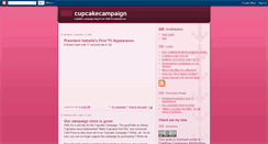 Desktop Screenshot of cupcakecampaign.blogspot.com