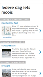 Mobile Screenshot of iederedagietsmoois.blogspot.com