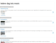 Tablet Screenshot of iederedagietsmoois.blogspot.com