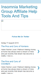 Mobile Screenshot of insomniamarketer.blogspot.com