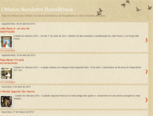 Tablet Screenshot of oblatosbeneditinos.blogspot.com