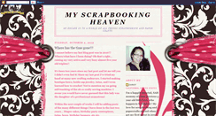 Desktop Screenshot of myscrapbookingheaven.blogspot.com