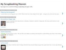 Tablet Screenshot of myscrapbookingheaven.blogspot.com