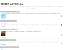 Tablet Screenshot of doctorsuperhelga.blogspot.com