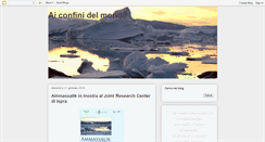 Desktop Screenshot of confinidelmondo.blogspot.com