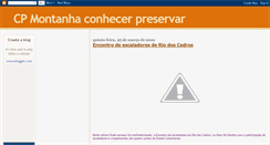 Desktop Screenshot of cpmontanhaconhecerepreservar.blogspot.com
