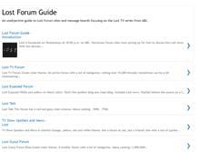 Tablet Screenshot of lostforumguide.blogspot.com