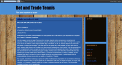 Desktop Screenshot of betandtradetennis.blogspot.com