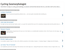 Tablet Screenshot of cycling-geomorphologist.blogspot.com