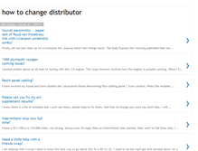 Tablet Screenshot of howtochangedistributor.blogspot.com