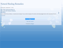 Tablet Screenshot of natural-healing-remedies.blogspot.com