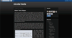 Desktop Screenshot of nikolaitesla.blogspot.com