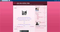 Desktop Screenshot of oamordasminhasvidas.blogspot.com