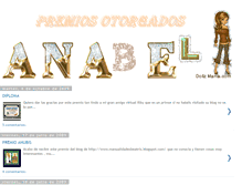 Tablet Screenshot of anabel-premiosotorgados.blogspot.com