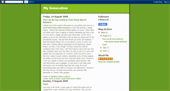 Desktop Screenshot of itsmygeneration1.blogspot.com