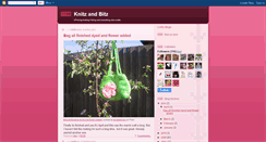 Desktop Screenshot of knitzandbitz.blogspot.com