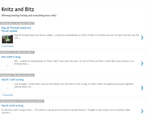 Tablet Screenshot of knitzandbitz.blogspot.com