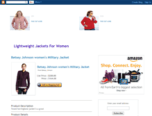 Tablet Screenshot of lightweight-jackets.blogspot.com