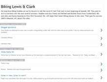 Tablet Screenshot of biking-lewisandclark.blogspot.com
