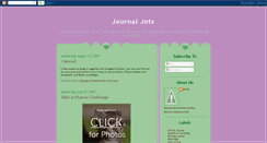 Desktop Screenshot of journaljots.blogspot.com