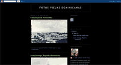 Desktop Screenshot of fotosviejasdominicanas.blogspot.com