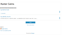 Tablet Screenshot of huntercairns.blogspot.com