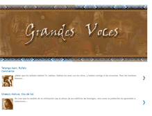 Tablet Screenshot of grandes-voces.blogspot.com