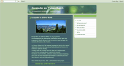 Desktop Screenshot of escapadesentrieves.blogspot.com