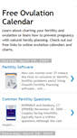 Mobile Screenshot of free-ovulation-calendar.blogspot.com