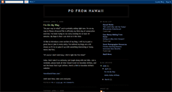 Desktop Screenshot of pofromhawaii.blogspot.com