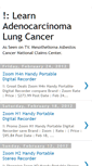 Mobile Screenshot of learnadenocarcinomalungcancer.blogspot.com