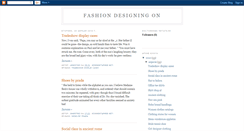 Desktop Screenshot of fashion-designing-on.blogspot.com