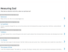 Tablet Screenshot of measuringgod.blogspot.com