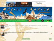 Tablet Screenshot of musicaandina2011.blogspot.com