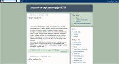 Desktop Screenshot of jebanie-na-tapczanie-gejow3789.blogspot.com