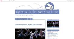 Desktop Screenshot of dancealittledancewithme.blogspot.com