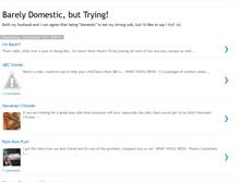 Tablet Screenshot of barelydomestic.blogspot.com